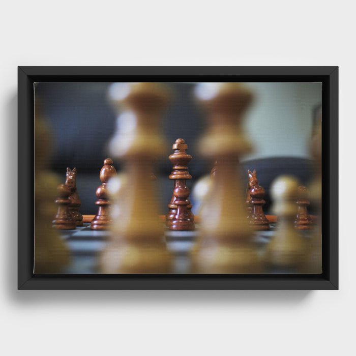 Chess Framed Canvas