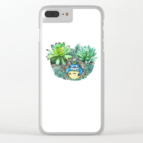 succulent plant set Clear iPhone Case