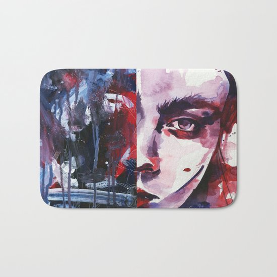 Those dangerous eyes, unfortunately, I know too well Bath Mat
