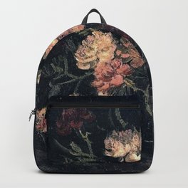 Vincent van Gogh Vase With Carnations 1886 Backpack