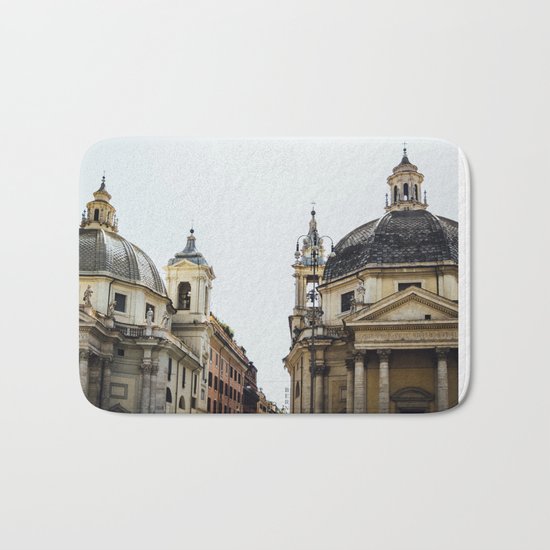 Piazza Del Popolo Rome Bath Mat