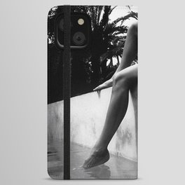 Dip your toes into the water, female form black and white photography - photographs iPhone Wallet Case | Body, Black And White, Girlpower, Woman, Mexico, Keywest, Female, And, Nude, Photographs 