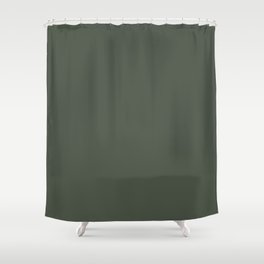 Thyme Green Shower Curtain