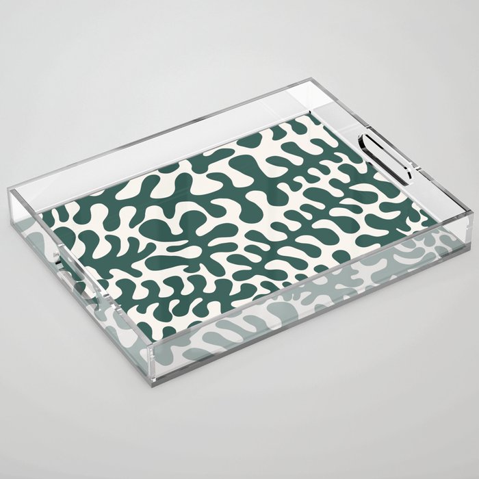 Henri Matisse cut outs seaweed plants pattern 2 Acrylic Tray