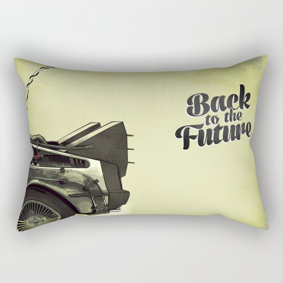 Back to the future Rectangular Pillow