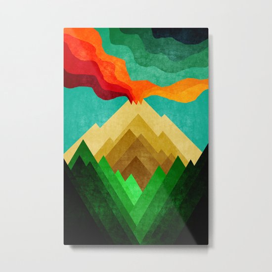 Vulcan Mountain Metal Print