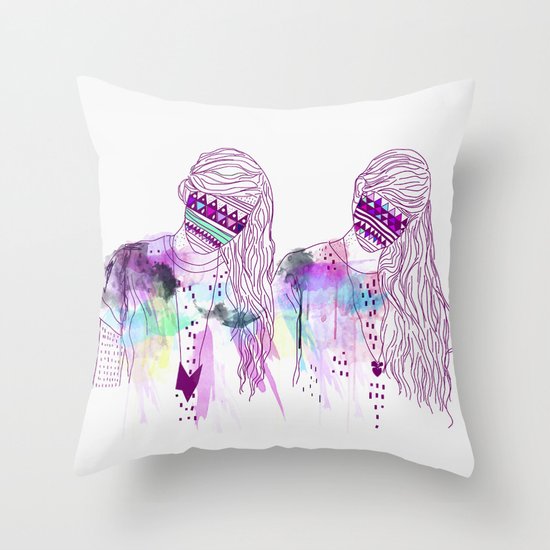 ▲GIRLS▲ Throw Pillow