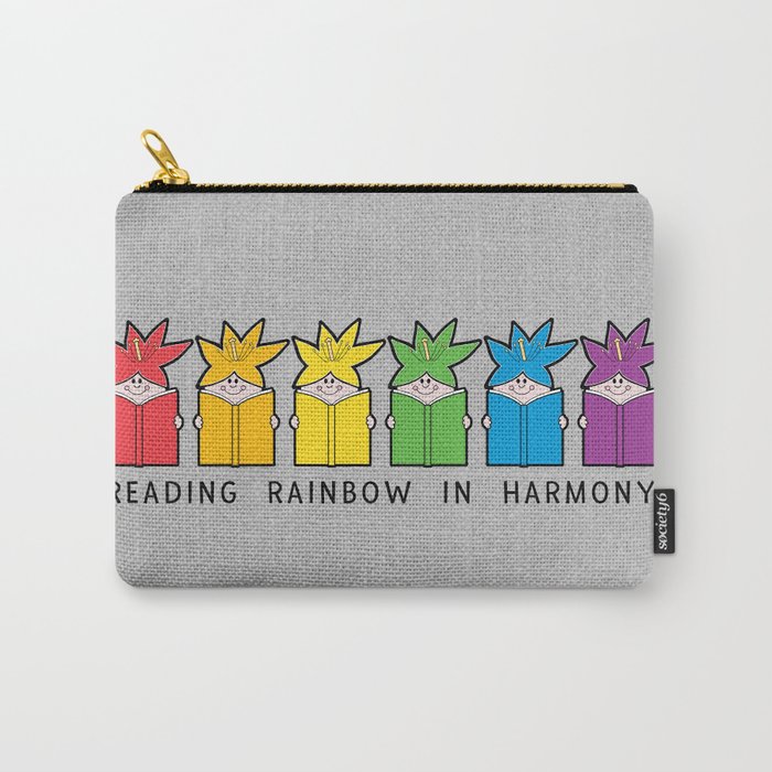 Reading Rainbow in Harmony Carry-All Pouch