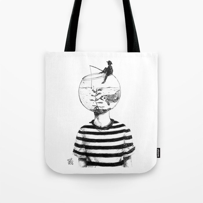 Fishing for ideas Tote Bag