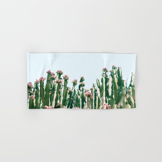 Blush Cactus #society6 #decor #buyart Hand & Bath Towel