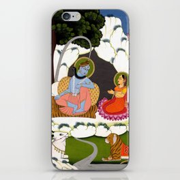 Shiva and Parvati iPhone Skin