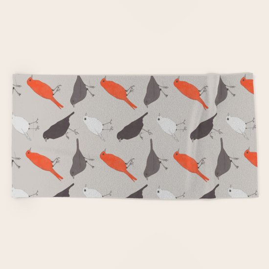 Little Birds Beach Towel