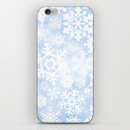 Winter Snow Pattern iPhone Skin