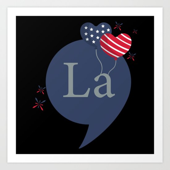 Kamala Harris, Kamala Harris 4th of July, Kamala Art Print by globe1492