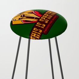 Spartan This is Sparta Counter Stool