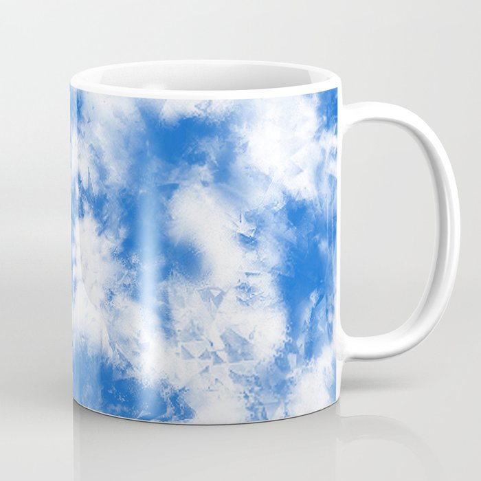 Blue Tie Dye & Batik Coffee Mug