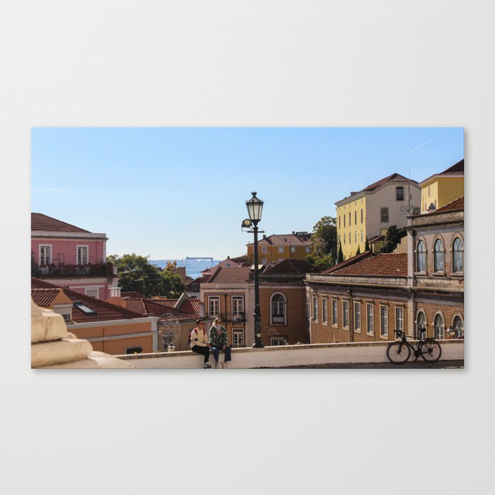 Lisbon street vibes Canvas Print