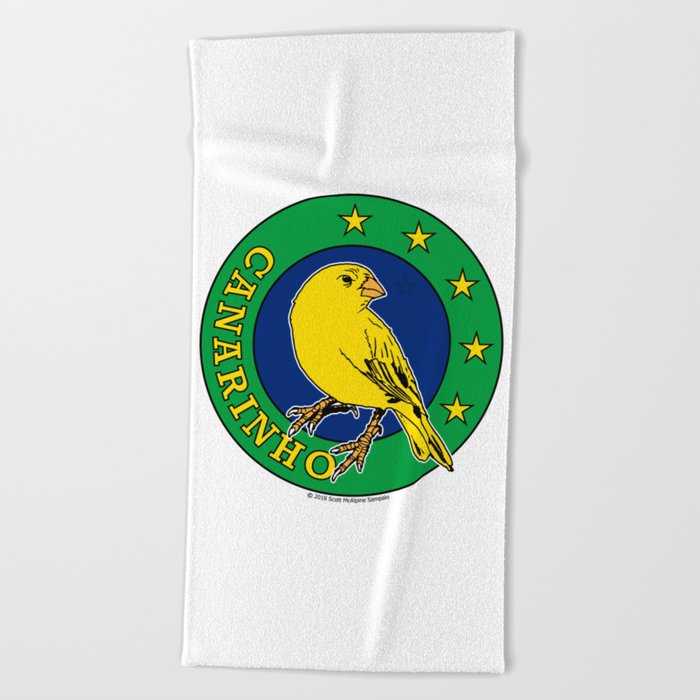Brasil Canarinho (Little Canary) ~Group E~ Beach Towel