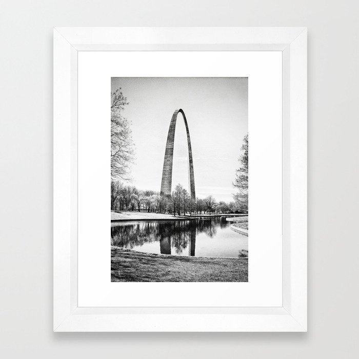 The St. Louis Arch Framed Art Print by bc33969 | Society6