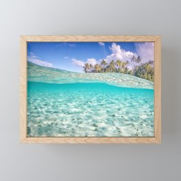 Under the Lagoon | South Pacific | Photography Framed Mini Art Print