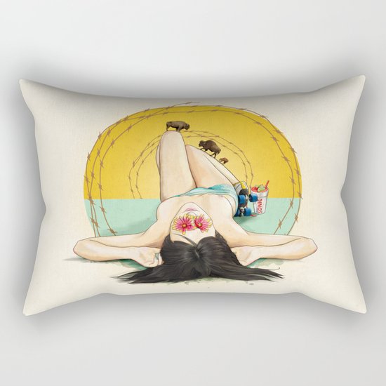 Miss Oklahoma Rectangular Pillow