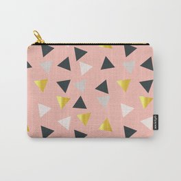 Gold triangles multi Carry-All Pouch