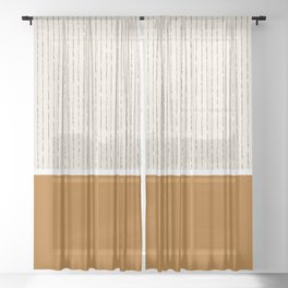 Toffee Sheer Curtain