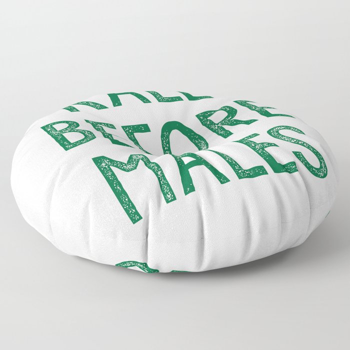 Kale Before Males Floor Pillow