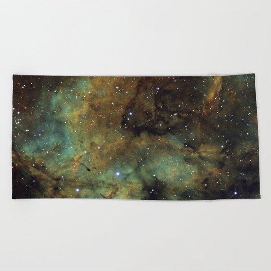 Gamma Cygni Nebula Beach Towel