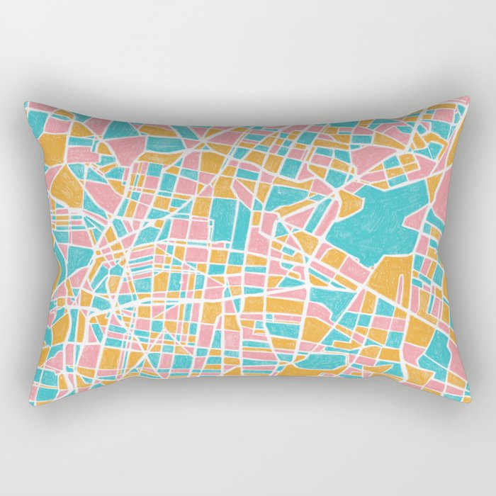 Mexico  City Rectangular Pillow