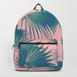 Fan Palm Leaves Paradise #10 #tropical #decor #art #society6 Backpack
