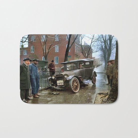 Rainy Day, Washington, D.C. Bath Mat