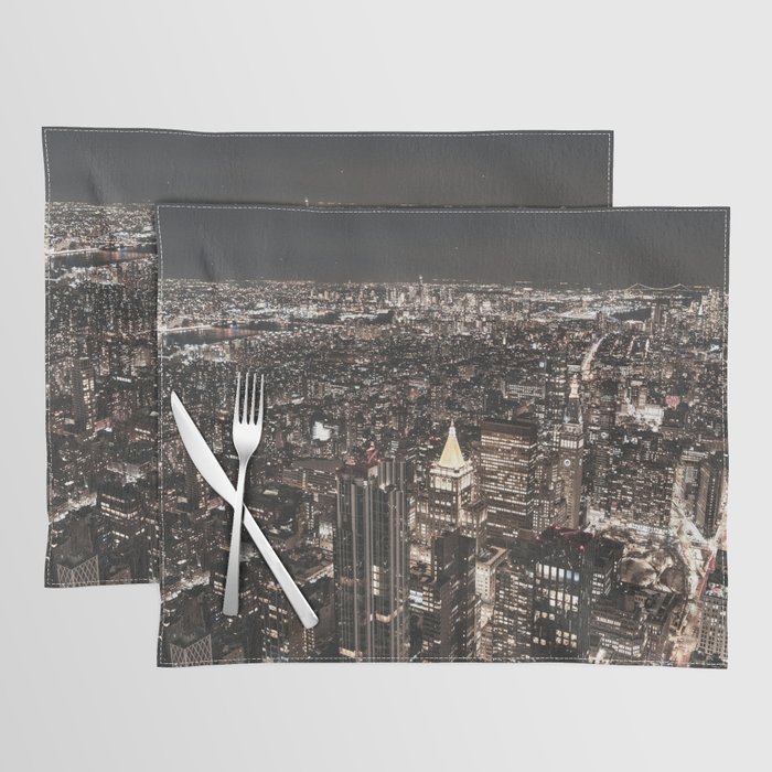 Views of New York City | NYC at Night Placemat