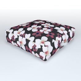 Watercolor Flowers Sabrina Outdoor Floor Cushion