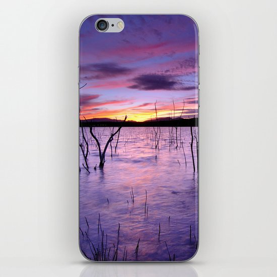 Purple waters iPhone & iPod Skin