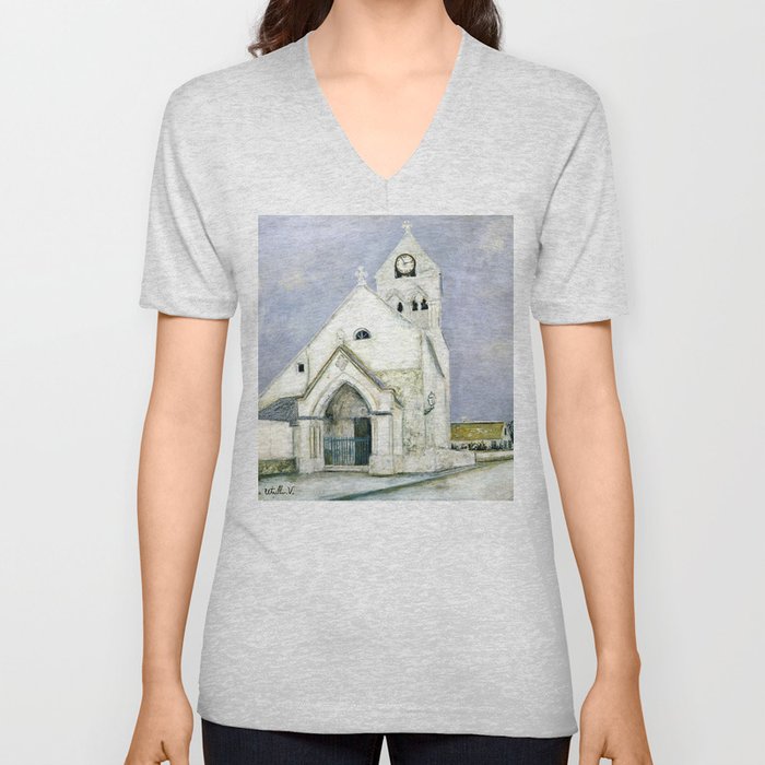 Little Communicant, Church of Mourning_Toulouse Loutrec V Neck T Shirt