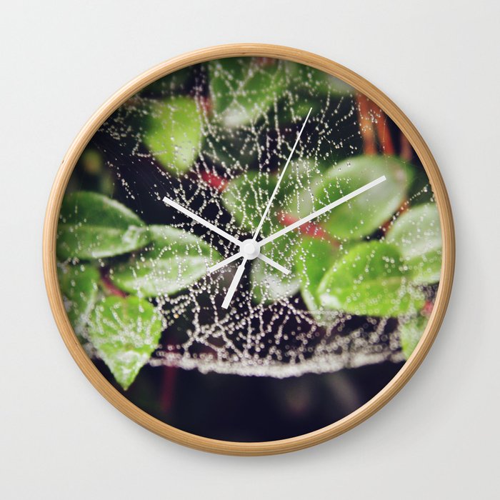 The Spider's Web Wall Clock