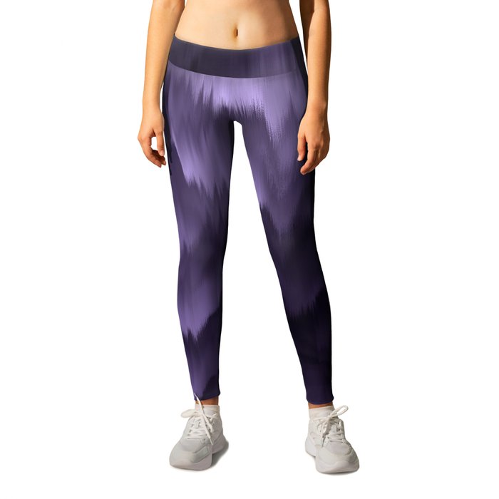 Purple and black. Abstract. Leggings