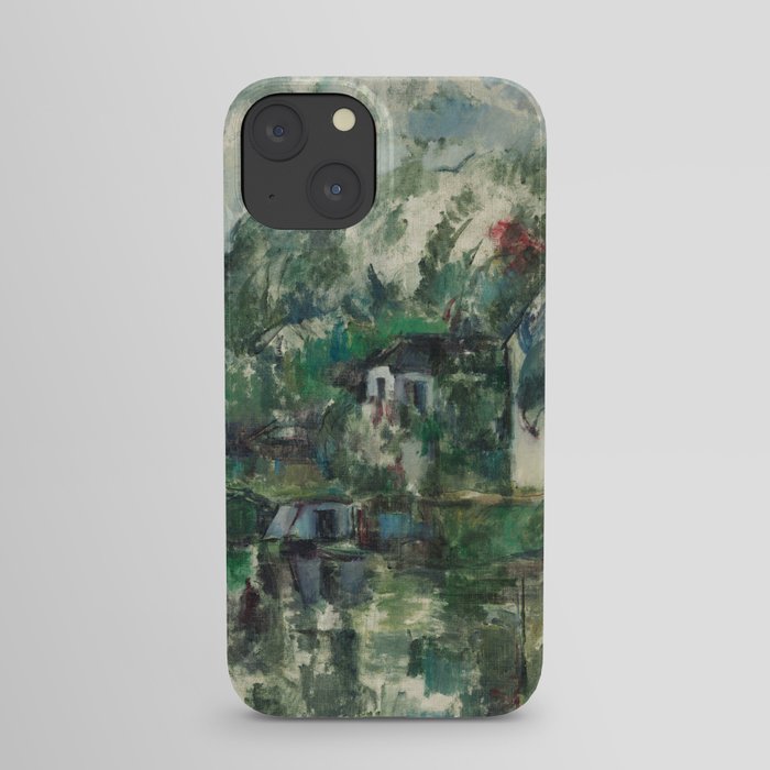 Paul Cezanne, At the Water's Edge,1890 iPhone Case