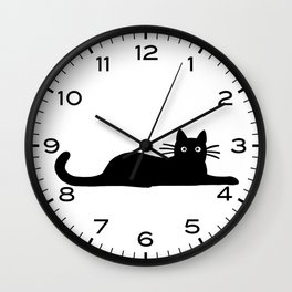 Black Cat(s) Wall Clock