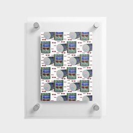 Keister Air Canned Gasification Beans Pattern Floating Acrylic Print