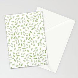 Little Green Leaves Stationery Card