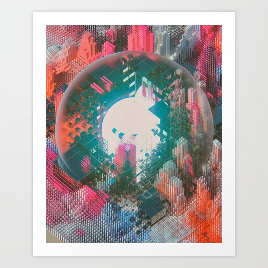 HEXONGALION (everyday 08.31.16) Art Print