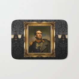 Nicolas Cage - replaceface Bath Mat | Curated, Digital, Vintage, People, Painting 