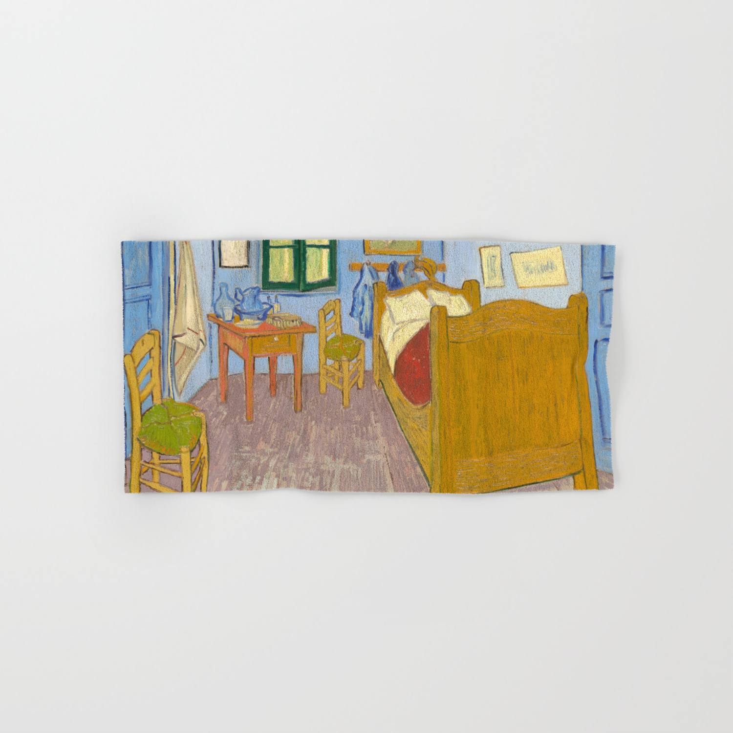 Van Gogh Bedroom In Arles Painting Hand Bath Towel