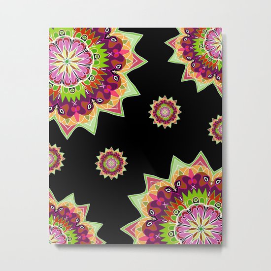 Boho Garden Metal Print