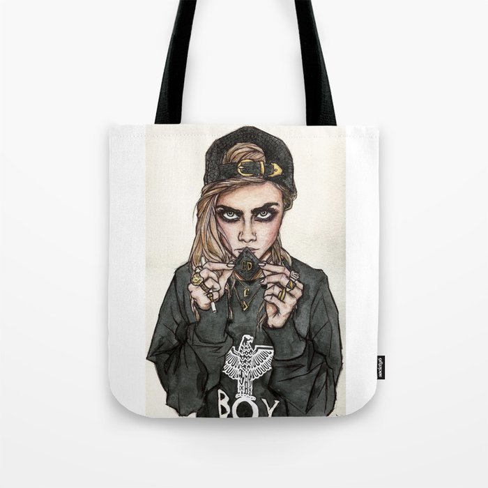 Cara print tote best sale bag