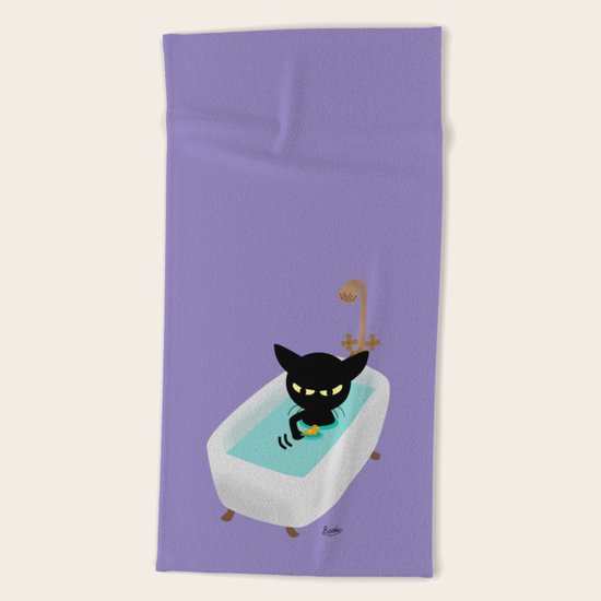 Bath Time Beach Towel