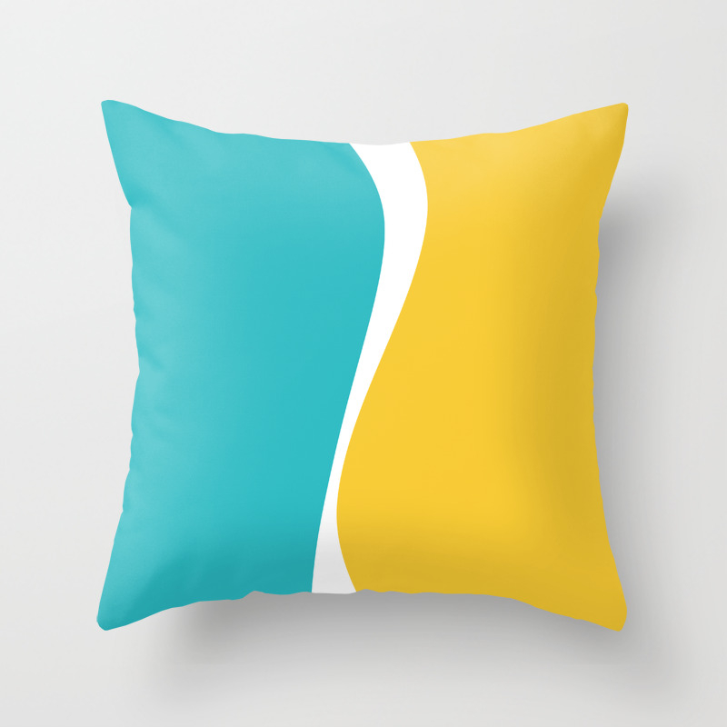 Yellow and turquoise pillows outlet