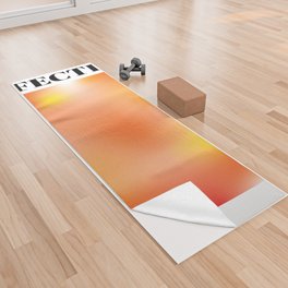 1   Modern Noise Gradient Ombre Background Aesthetic 220329 Yoga Towel